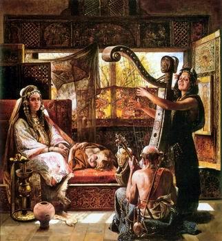 unknow artist Arab or Arabic people and life. Orientalism oil paintings  530 China oil painting art